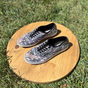 Vans Men SZ 8, Women's SZ 9.5‎ Graffiti City Lights Multicolor Lace up Shoes